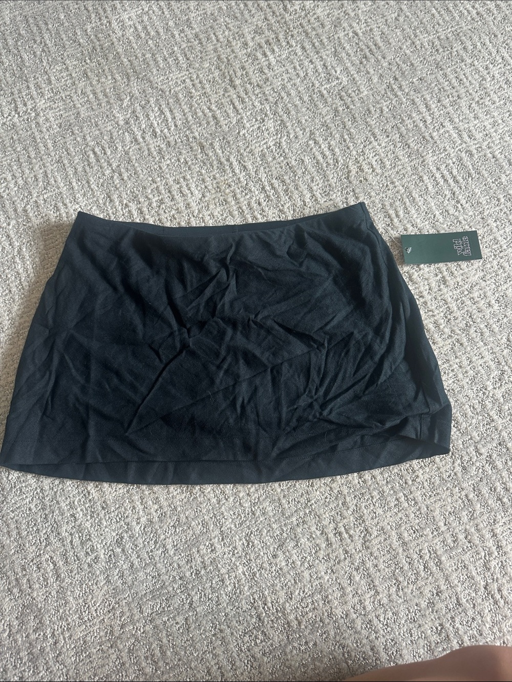 wild fable Black Stretch Mini Skirt
